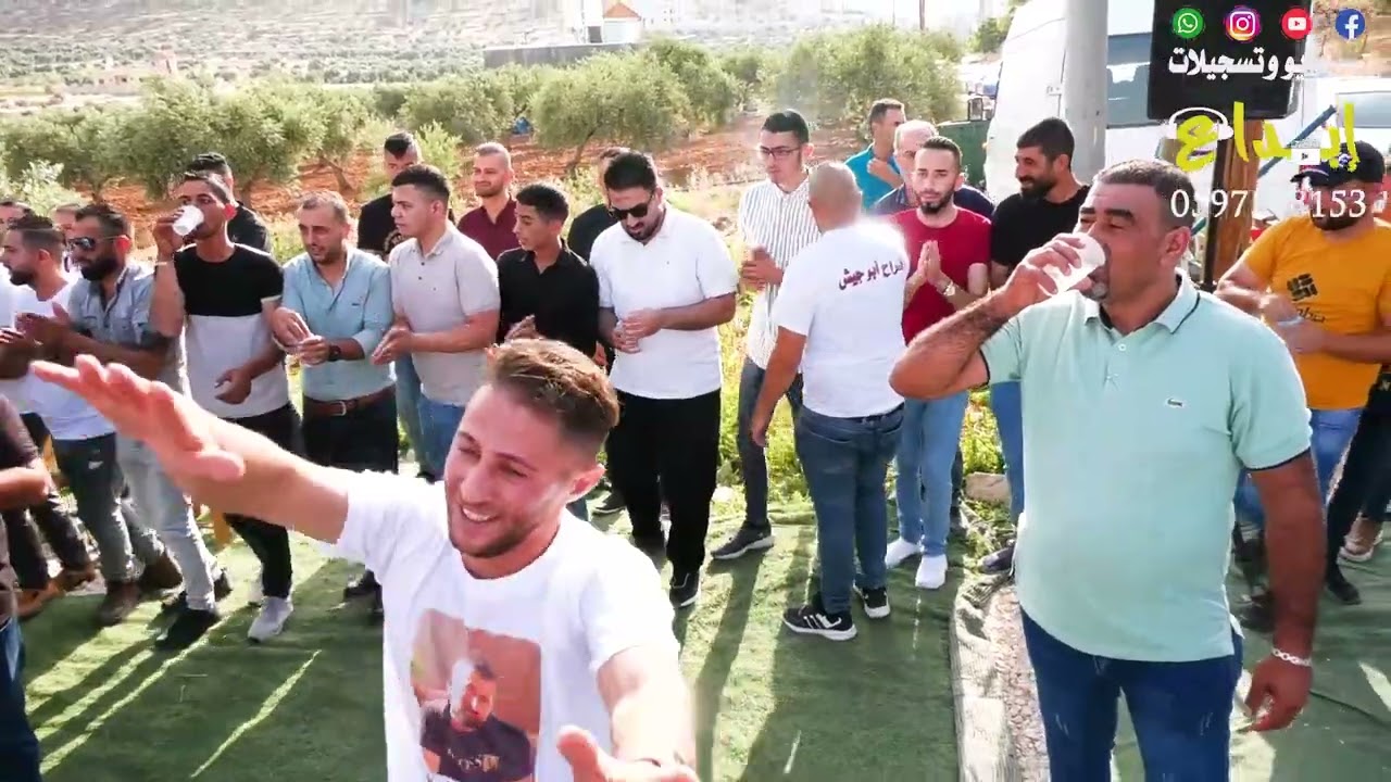 دحية ناررر 🔥🔥🔥مع شباب بيت دجن زفة العريس احمد ابو جيش ستوديو وتسجيلات إبداع😍الفنان #ضيياء_شحادة🎤🔥🔝🔥