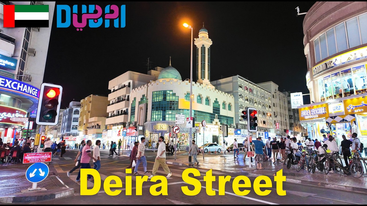 Deira Dubai Streets | Evening Walking Tour | Baniyas, Naif and Al Sabkha Streets