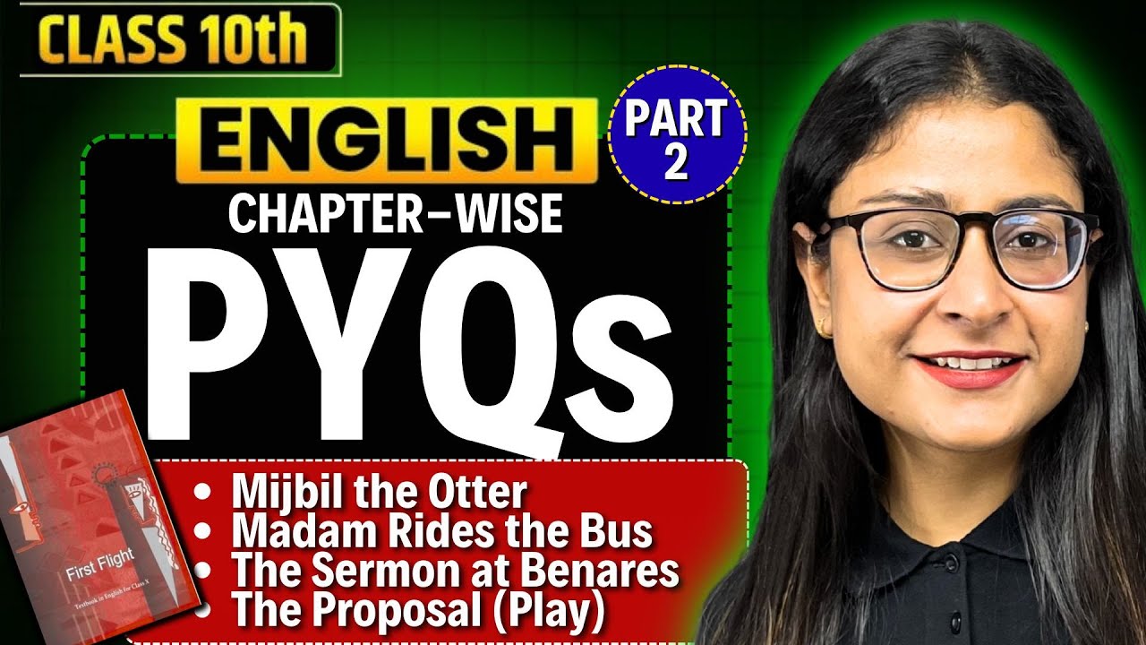 Class 10 English 🔥 Chapter-wise PYQs - First Flight | Day 3 🔥 CBSE 2026 | Nikita Singh