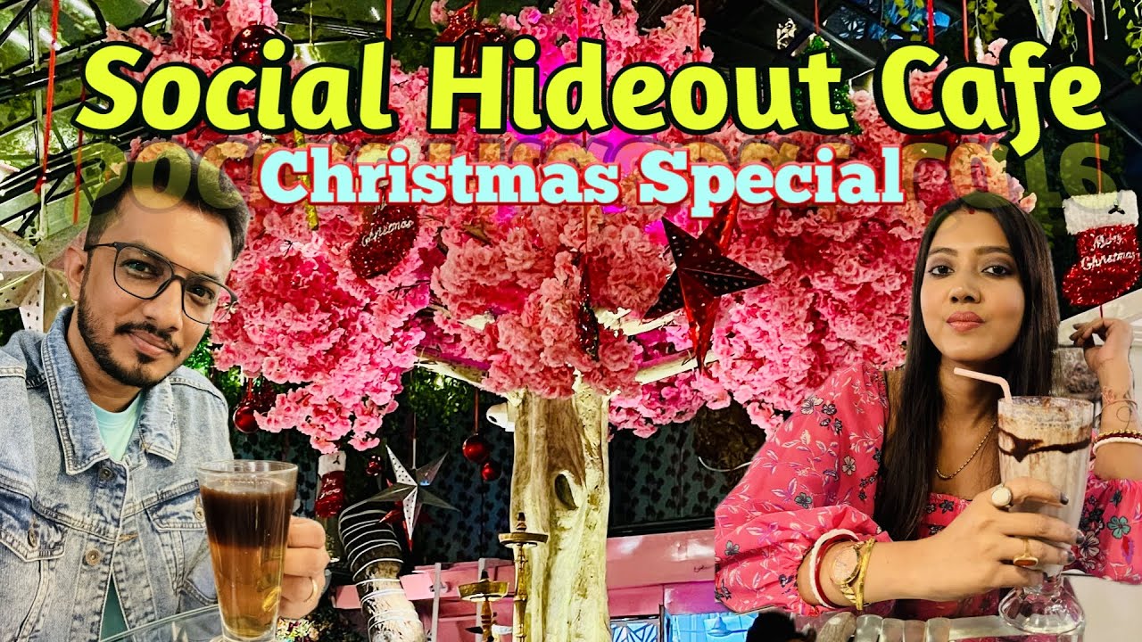 SOCIAL HIDEOUT Cafe Kolkata তে দারুণ কাটলো সন্ধ্যা 🎅🏻❤️ কোলকাতার সেরা ক্যাফে Full Review