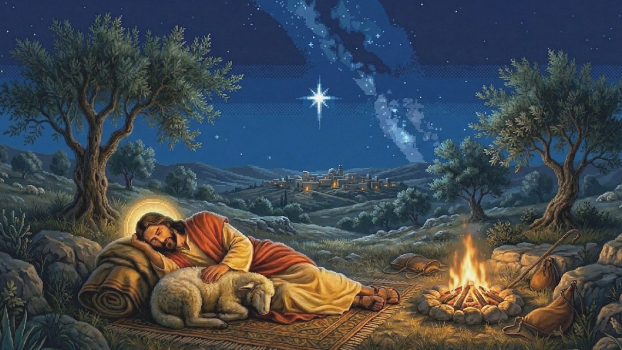 It's been a long day... Rest by the fire peace with God