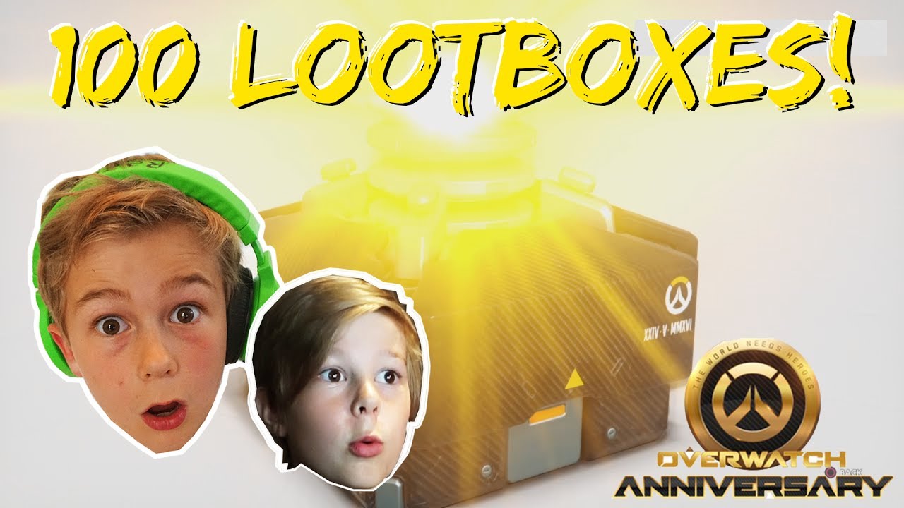 Overwatch | Öppnar 100 ANNIVERSARY LOOT BOXES! → får 20 LEGENDARY!