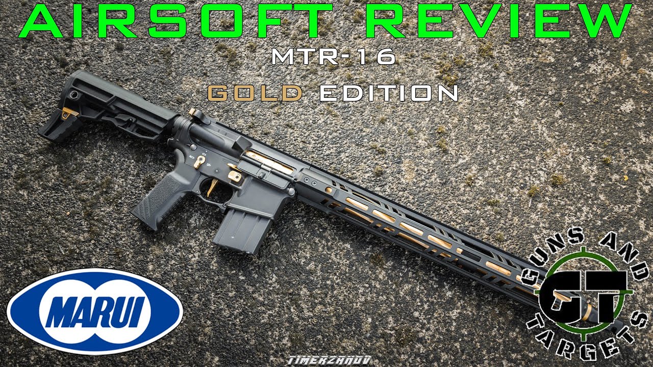 Airsoft Review #44 Tokyo Marui MTR16 Gold Edition ZET System GBBR [FR]