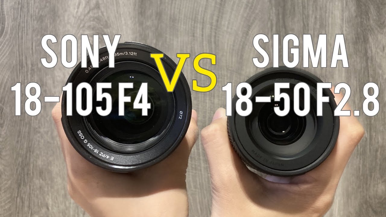 Sigma 18-50mm F2.8 VS Sony 18-105mm F4 (Which is the BEST First Lens?)