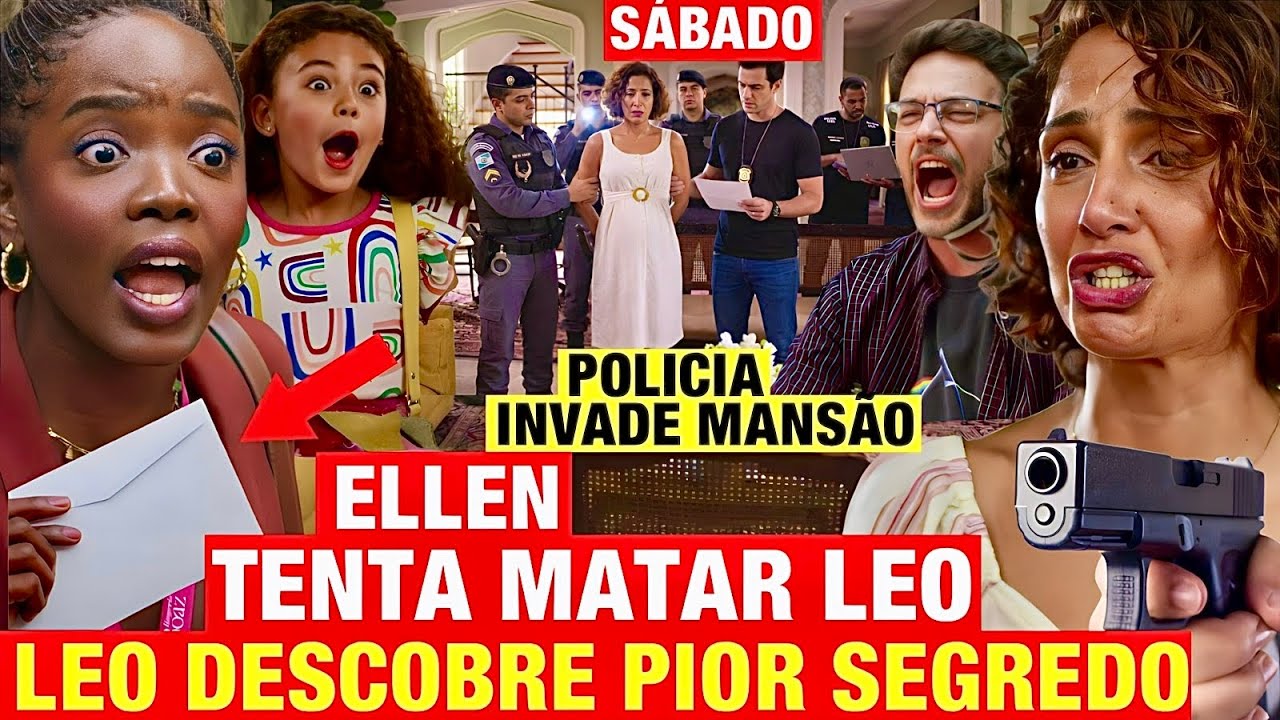 DONA DE MIM: RESUMO SÁBADO 27/12 - Ellen tenta MATAR Leo! Leo DESCOBRE PIOR SEGREDO! Policia INVADE!
