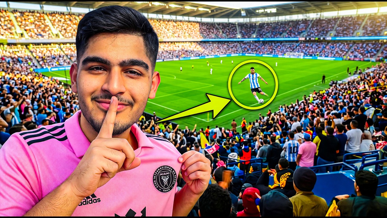 I Sneaked Into Lionel Messi’s Tour Without Ticket 😳