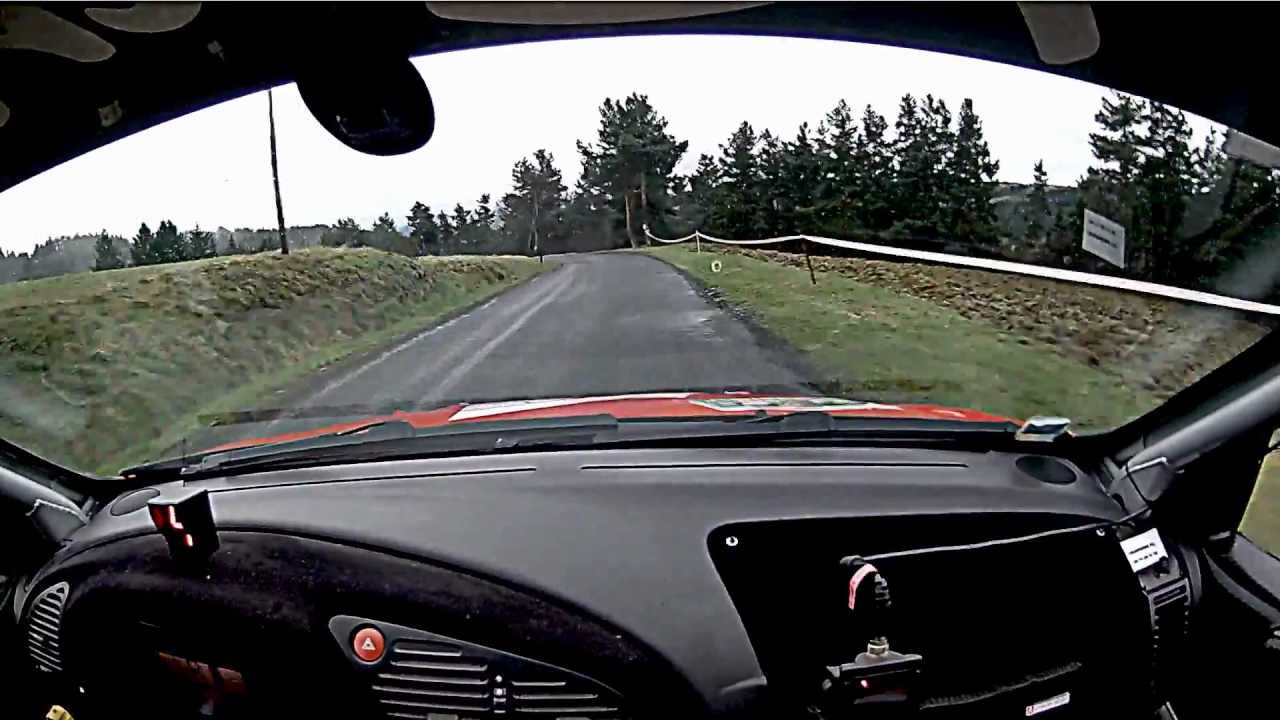 Rallye du val d'ance 2013 Es1 On board Cedric Robert/Louis Blanquart Xsara kit car