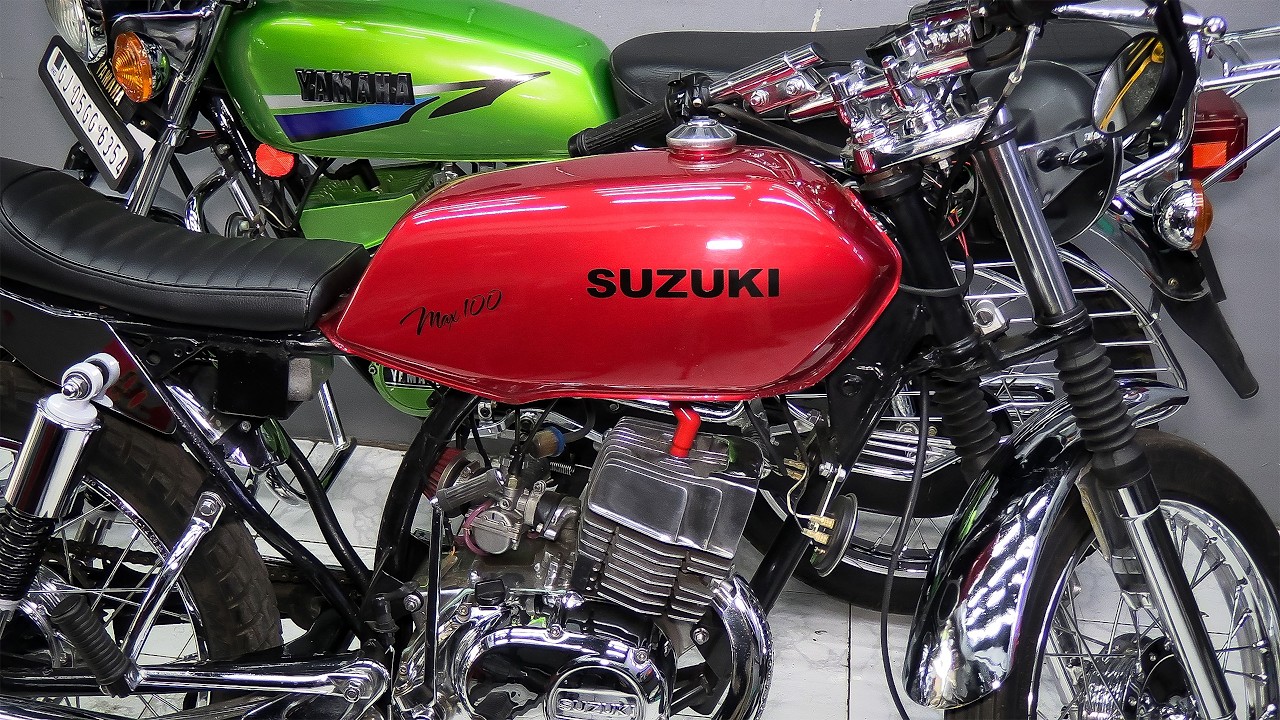 Suzuki Max 100 Cafe Racer Full Bike Rebuild & Restoration short version.