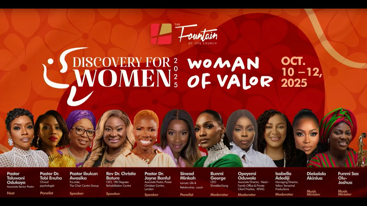 Fountain TV: Discovery For Women 2025 | Woman of Valor, Day 1 - Evening Session | 10th October 2025