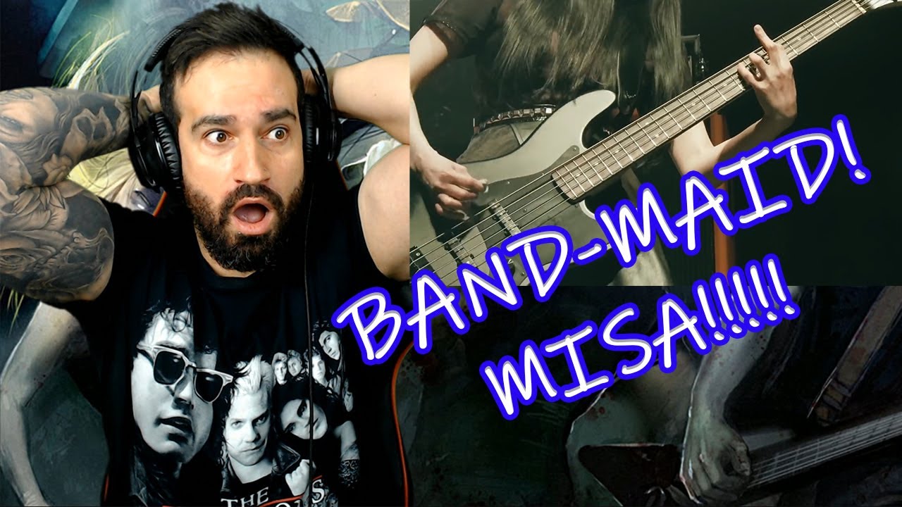 Реакция на выступление MISA из BAND-MAID в Zepp Tokyo! Потрясающее видео с мощными басовыми парти...