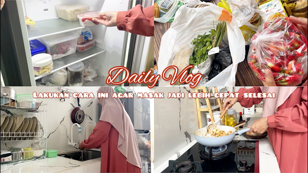 RUTINITAS PAGI DI DAPUR || LAKUKAN CARA INI AGAR MASAK JADI CEPAT SELESAI || BONGKAR HASIL BELANJAAN