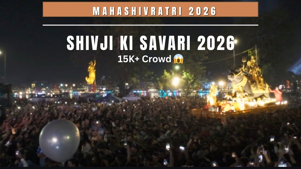 👉 Shivji Ki Savari 2026 Vadodara Full Video | Mahashivratri Procession 🔱