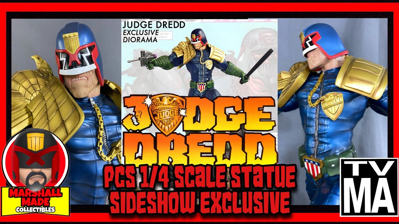 4K Judge Dredd 1/4 Scale Sideshow Exclusive Statue by PCS from 2012 Review