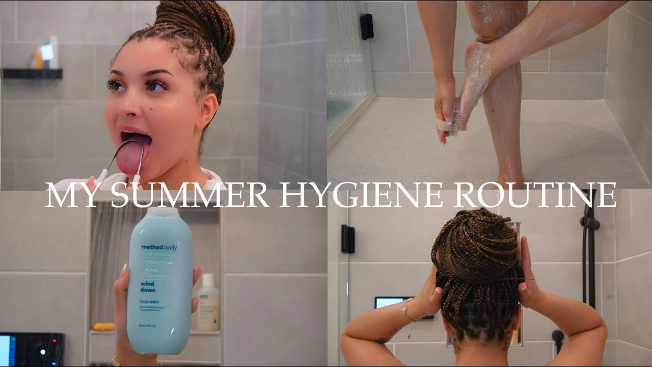 MY SUMMER HYGEINE ROUTINE| smell fresh & clean all day + the softest skin ever + hygiene hacks &more