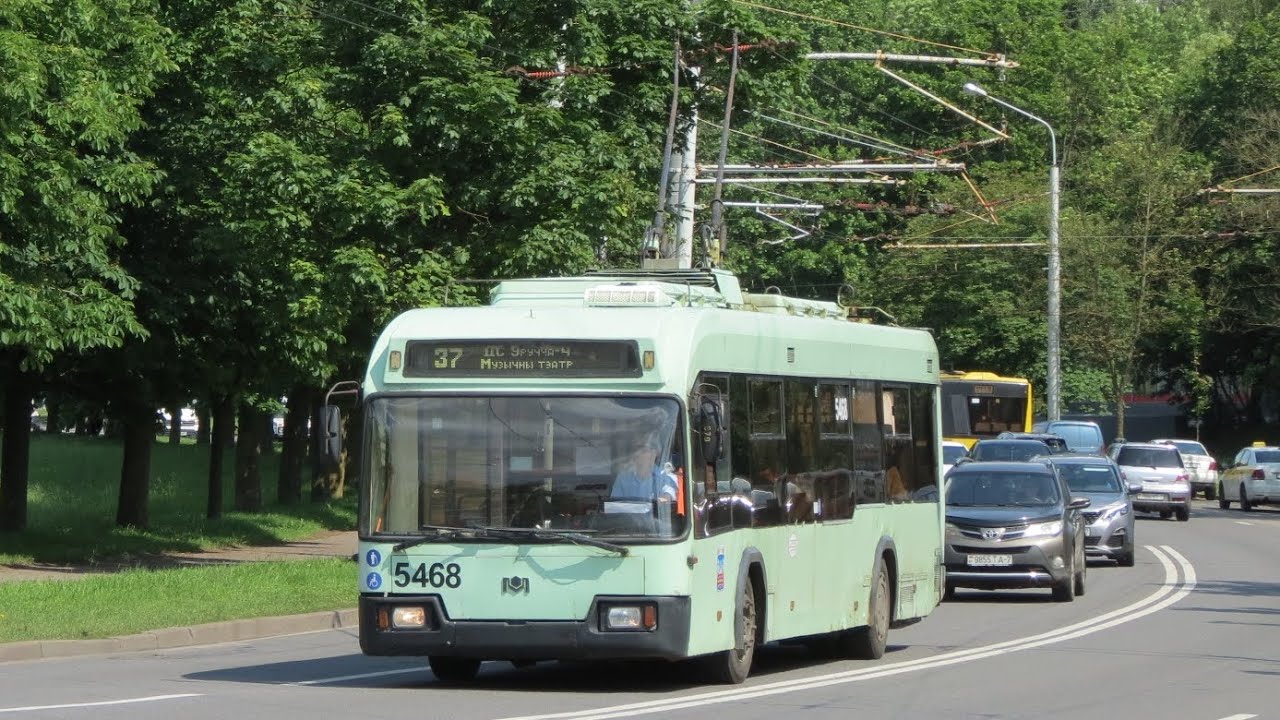ПОЕЗДКА на БКМ 321 (БОРТ. 5468) 37 маршрут