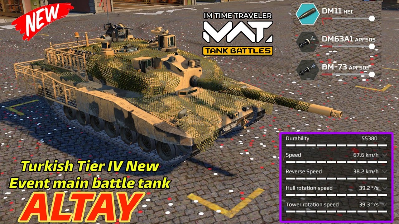MWT Tank Battles ALTAY 🔥 - New Event Tank Gameplay Review! MWT Tank Battle