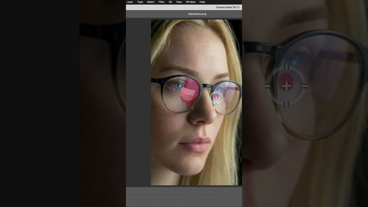 Remove Glass Glare in Photoshop | Realistic Reflection Removal 