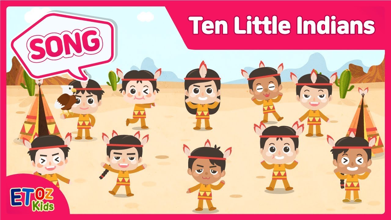 Ten Little IndiansㅣNursery Rhymes & Kids Songs l 열 꼬마 인디언 l 영어동요