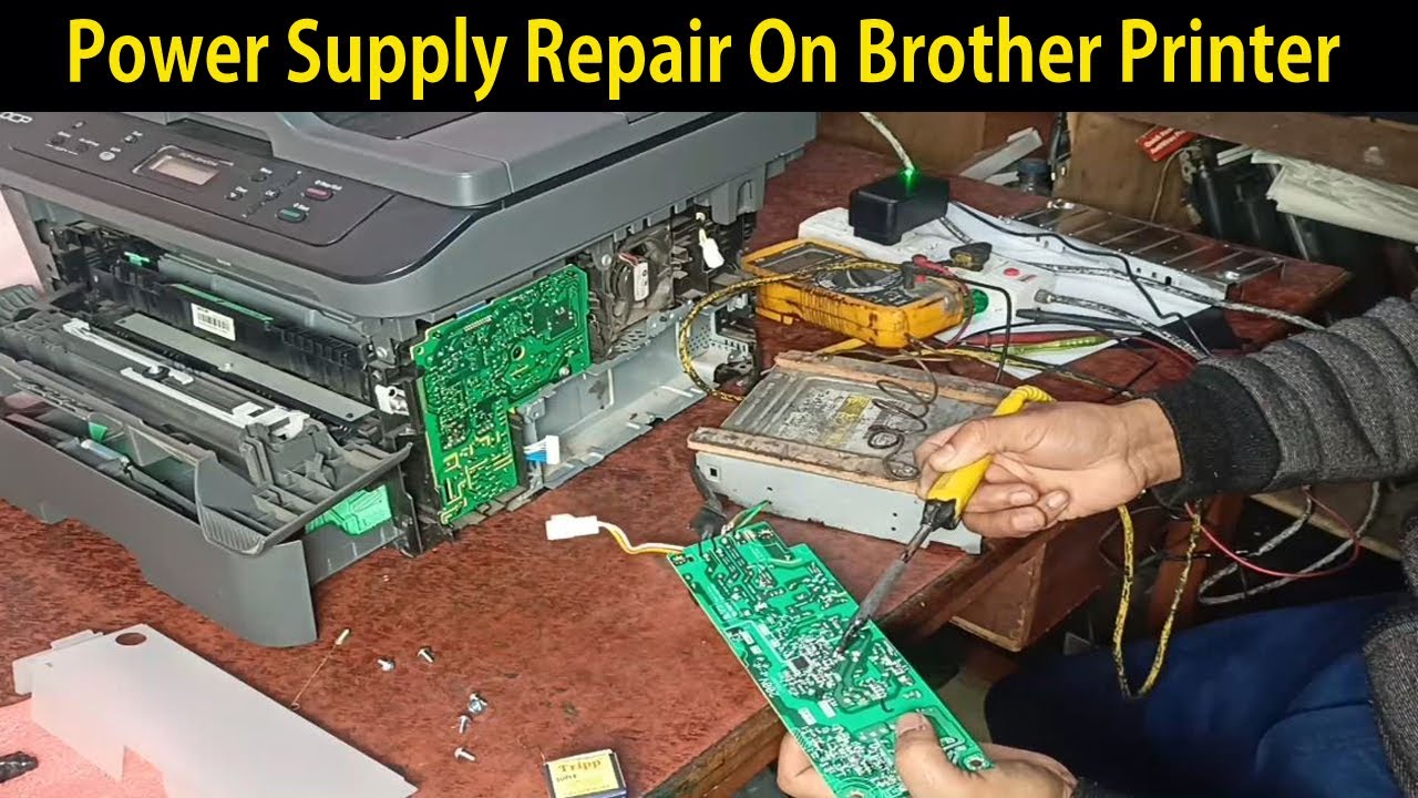 Brother DCP-L2540DW Power supply Repair || No Power Issue On Brother || power supply Boost Fixed ||