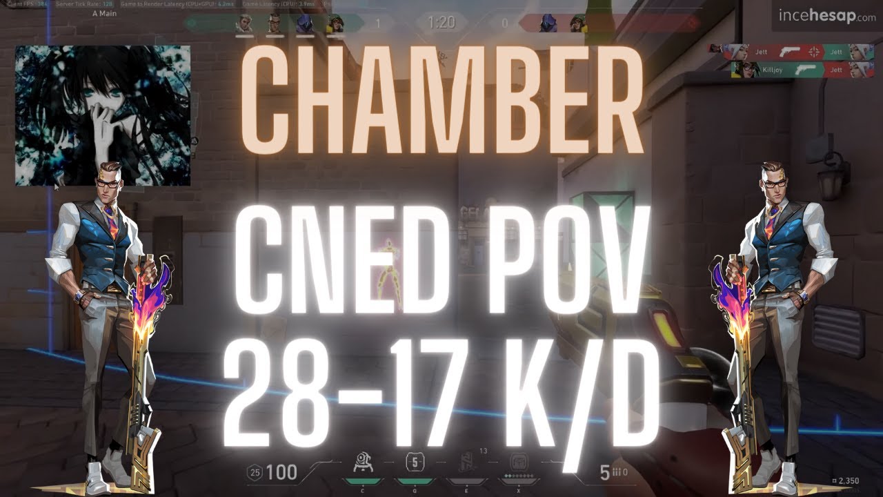 FUT cNed POV Chamber on Ascent 28-17 K/D (VALORANT Pro POV)
