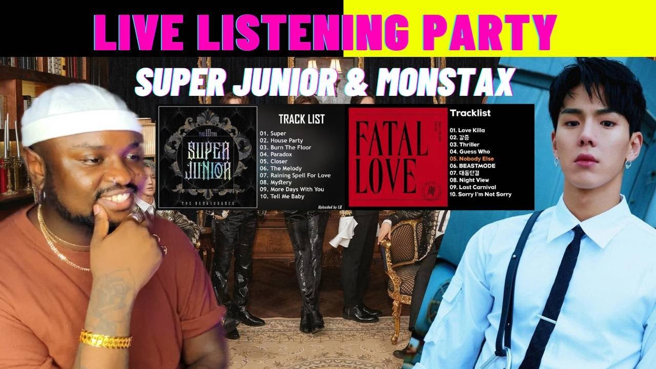 [LIVE REACTIONS] Super Junior & Monsta X BSIDES Listening Party!