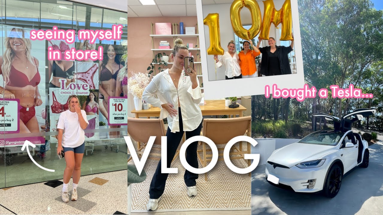 Hitting 10 milli, I bought a Tesla?! Answering your manifesting questions... VLOG