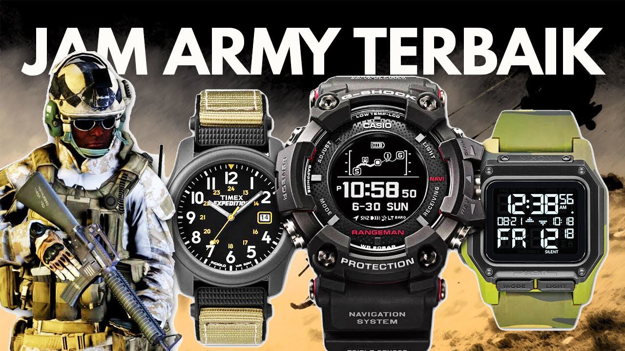 SANGAR BRO!! 8 JAM TANGAN MILITER TERBAIK BISA DIBELI UMUM