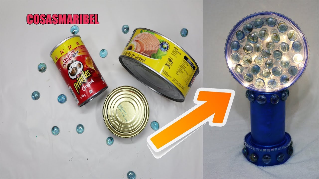 &iquest;&iexcl;Como reciclar latas y botes de patatas!? el mejor v&iacute;deo de mi canal