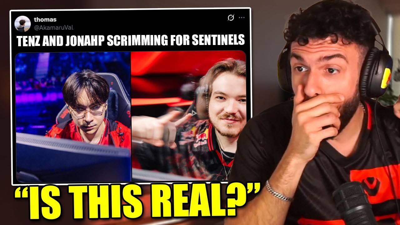Tarik Reacts to TenZ & JonahP Caught Scrimming for Sentinels