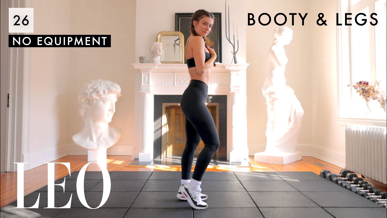 24 MIN Booty & Legs Workout at Home (No Equipment)