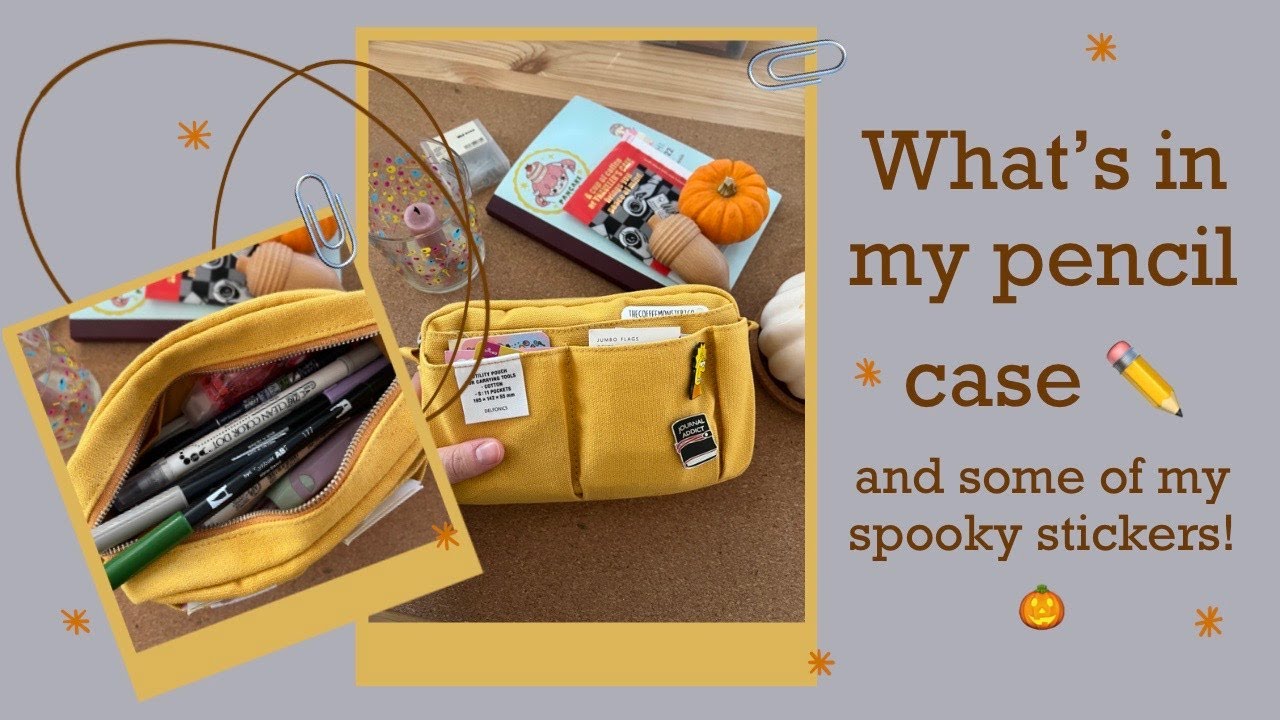 What's in my pencil case | Delfonics Utility Pouch