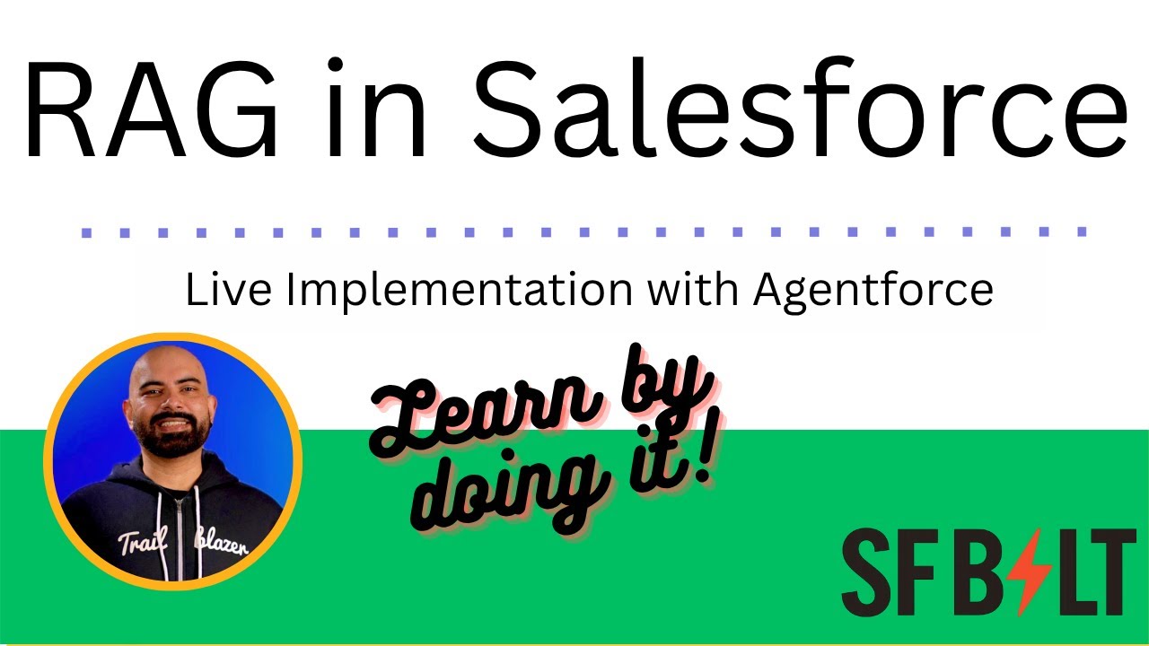 RAG в Salesforce | Внедрение в реальном времени с Agentforce | Изучение RAG (генерация дополненно...