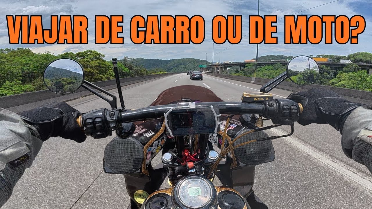 É melhor viajar de carro ou de moto? Passeio com a Dyna até o Guarujá #harleydavidson #passeiodemoto