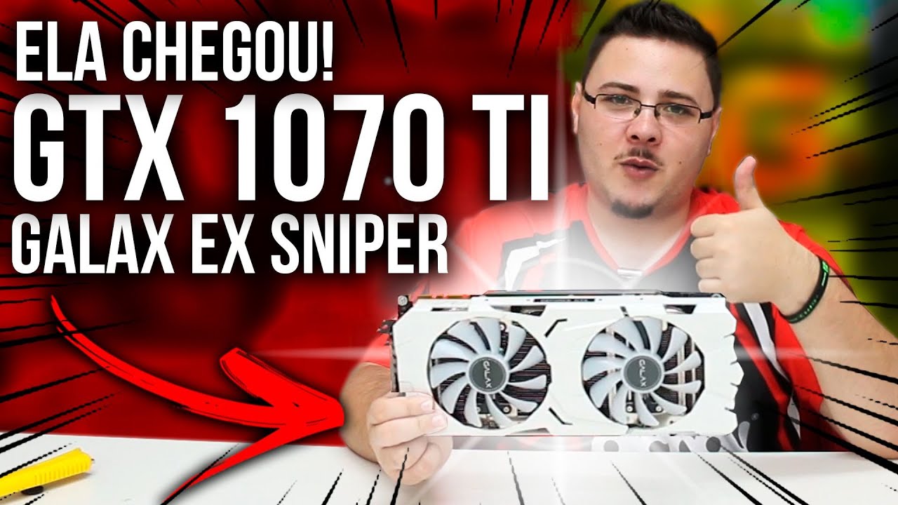 GTX 1070 Ti EX SNIPER WHITE  | OLHA A BOMBA QUE A GALAX ME MANDOU