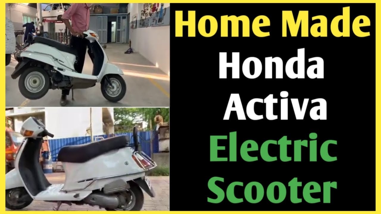 Homemade electric scooter from Honda active | Honda Activa EV conversion | EV Analyst