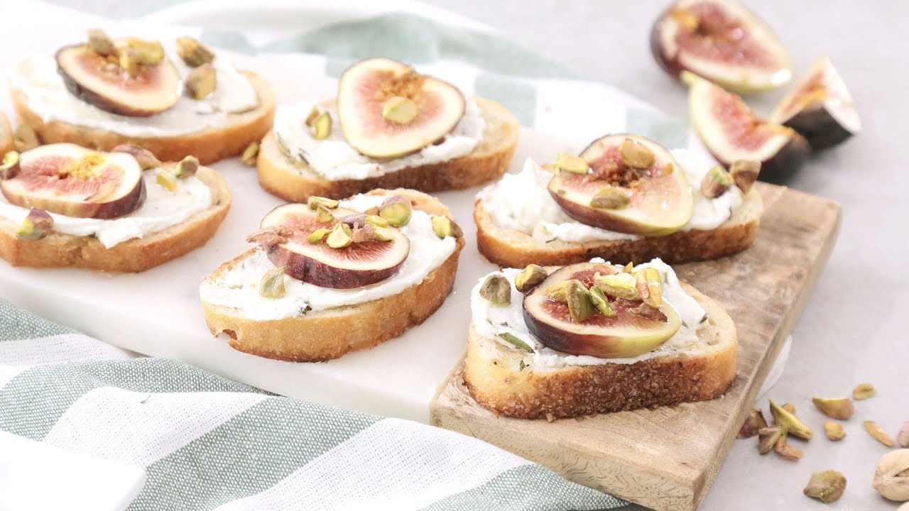Honey Whipped Goat Cheese & Figs | Healthy Meal Plans