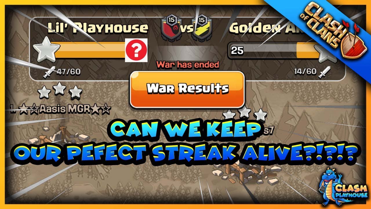 Lil' Playhouse war recap | Clash of Clans