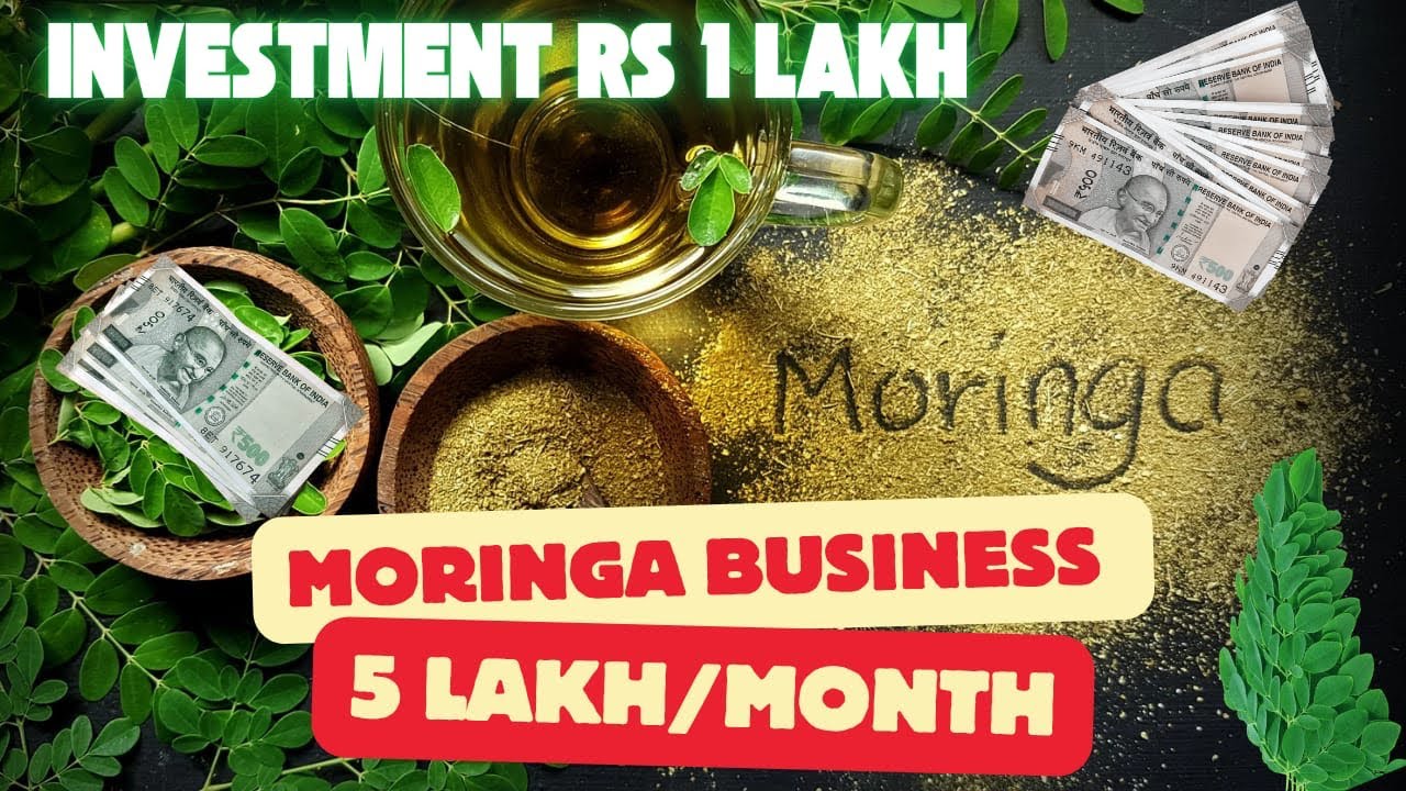 Moringa Powder Business In India| कम निवेश में बड़ा मुनाफा | हर महीने होगी 5 Lakh की कमाई #agri