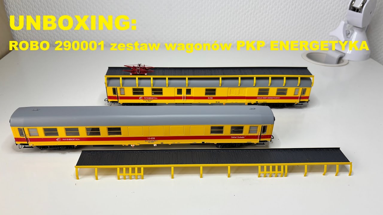 UNBOXING: ROBO 290001 zestaw wagonów PKP ENERGETYKA