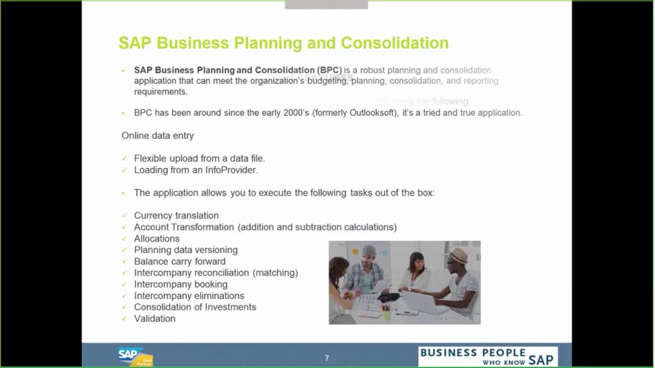 Webinar: Business Transformation with SAP BPC 10.1 Classic