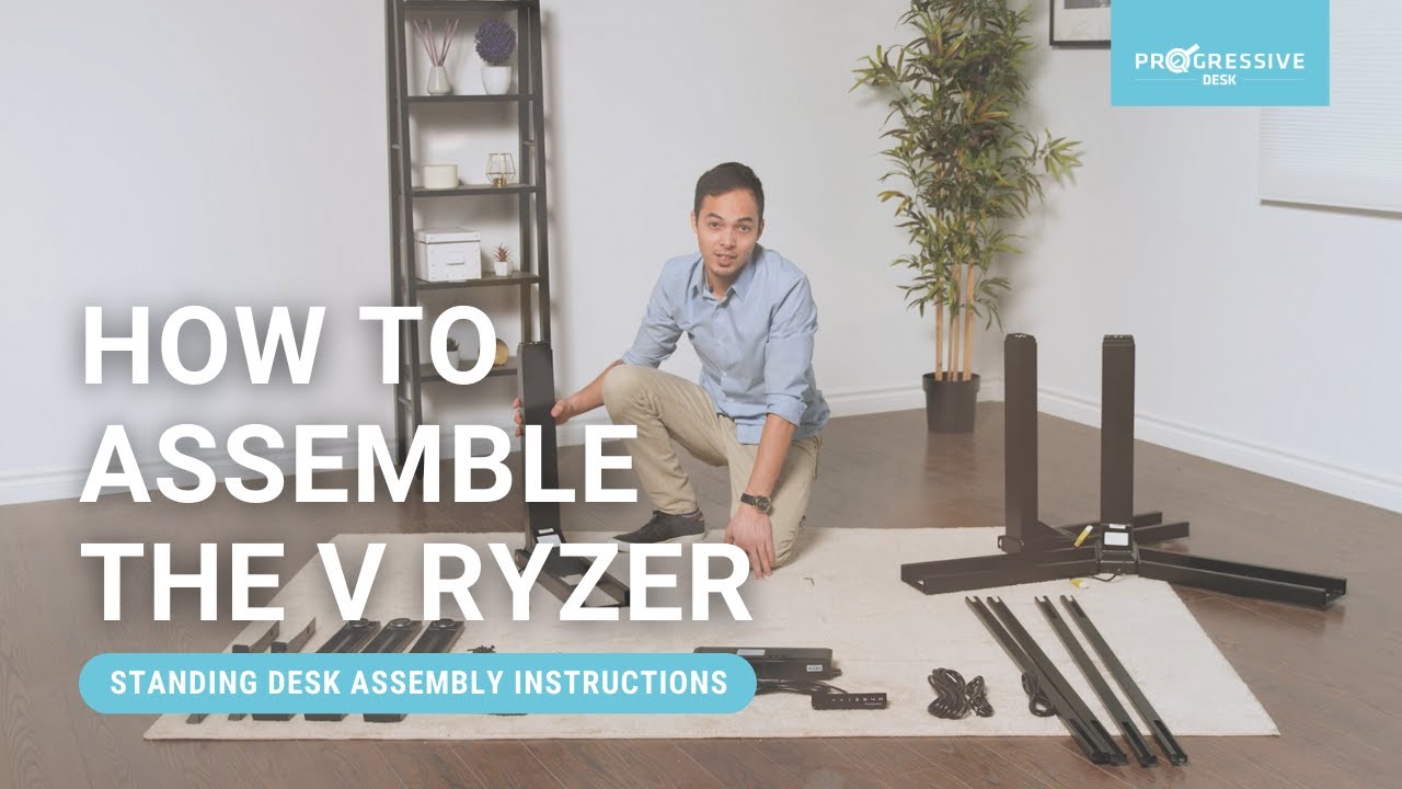 How to Assemble the V Ryzer Standing Desk | Progressive Desk