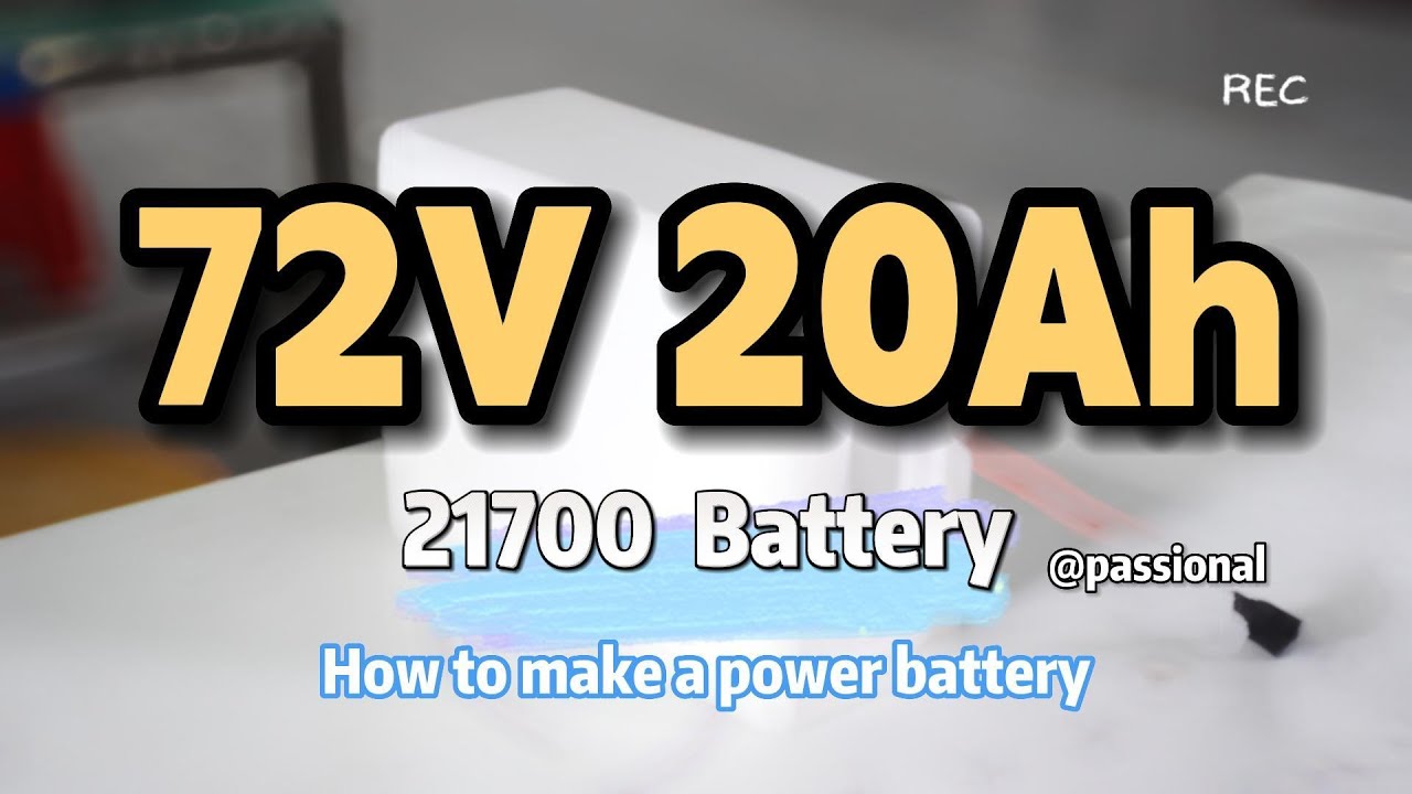 72Voltage20Ah/How to make a 72v20ah power battery/Involves a variety of battery production knowledge