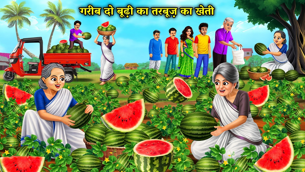 गरीब 2 बुढ़ियों का तरबूज का व्यापार | दिल छू लेने वाली Emotional Hindi Story | Saas Bahu Story