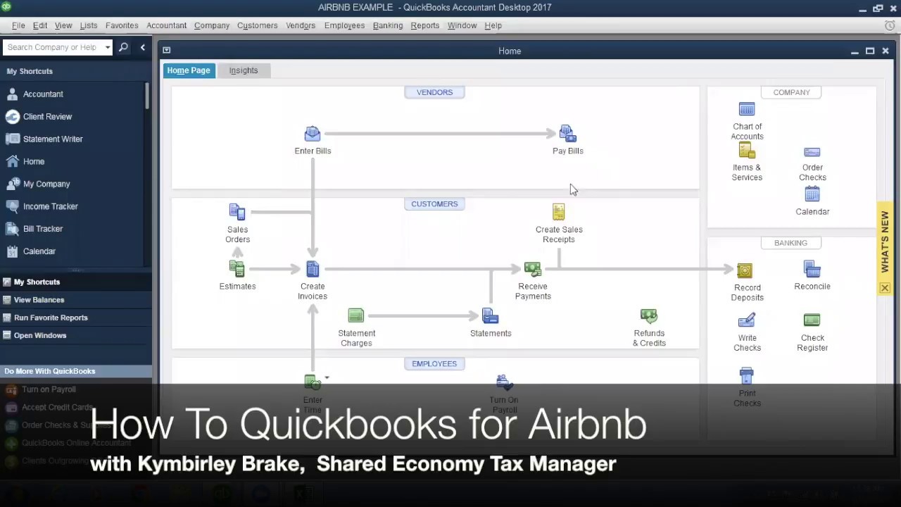 Bookkeeping for Airbnb - Using Quickbooks for Airbnb