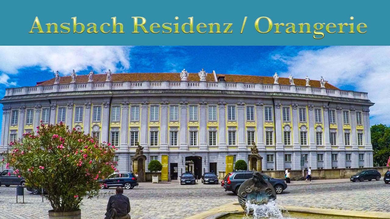 Ansbach Residenz & Orangerie, beautiful palace and former home of the Mangraves.