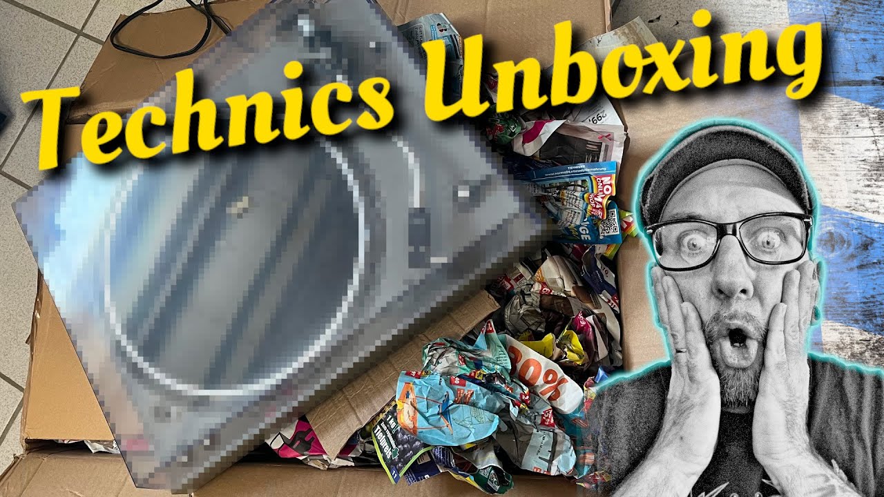 😳 Meine TECHNICS UNBOXING Überraschung!! #vintagehifi #turntable #technics