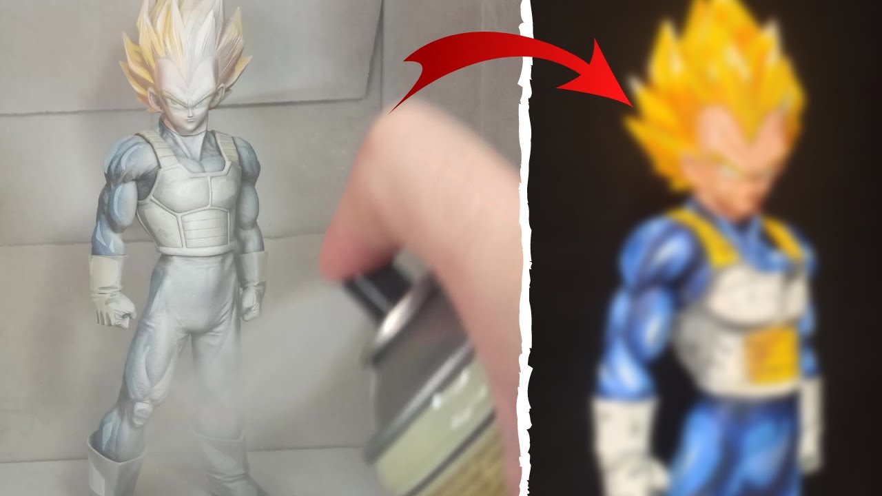 I REPAINT THIS FAKE VEGETA !!😮😱🔥