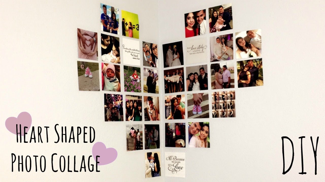 Heart Shaped Collage | DIY ❤🌍