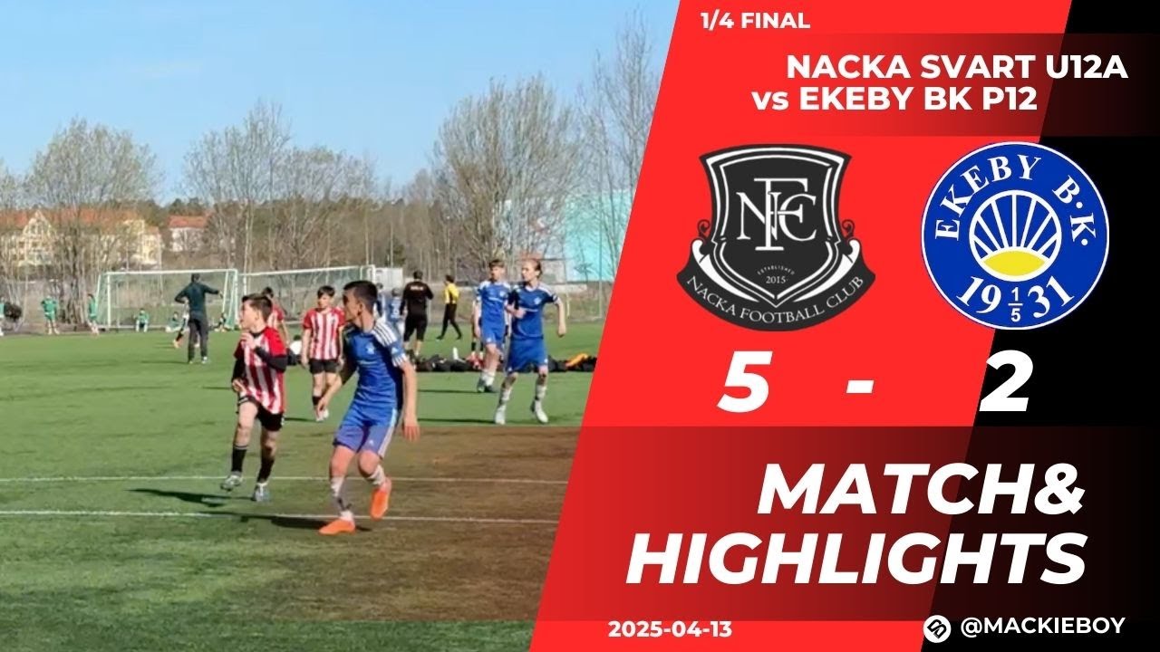 Ekeby BK vs Nacka Svart – Kvartsfinal Eskilstuna Cup 2025-04-13 🏆