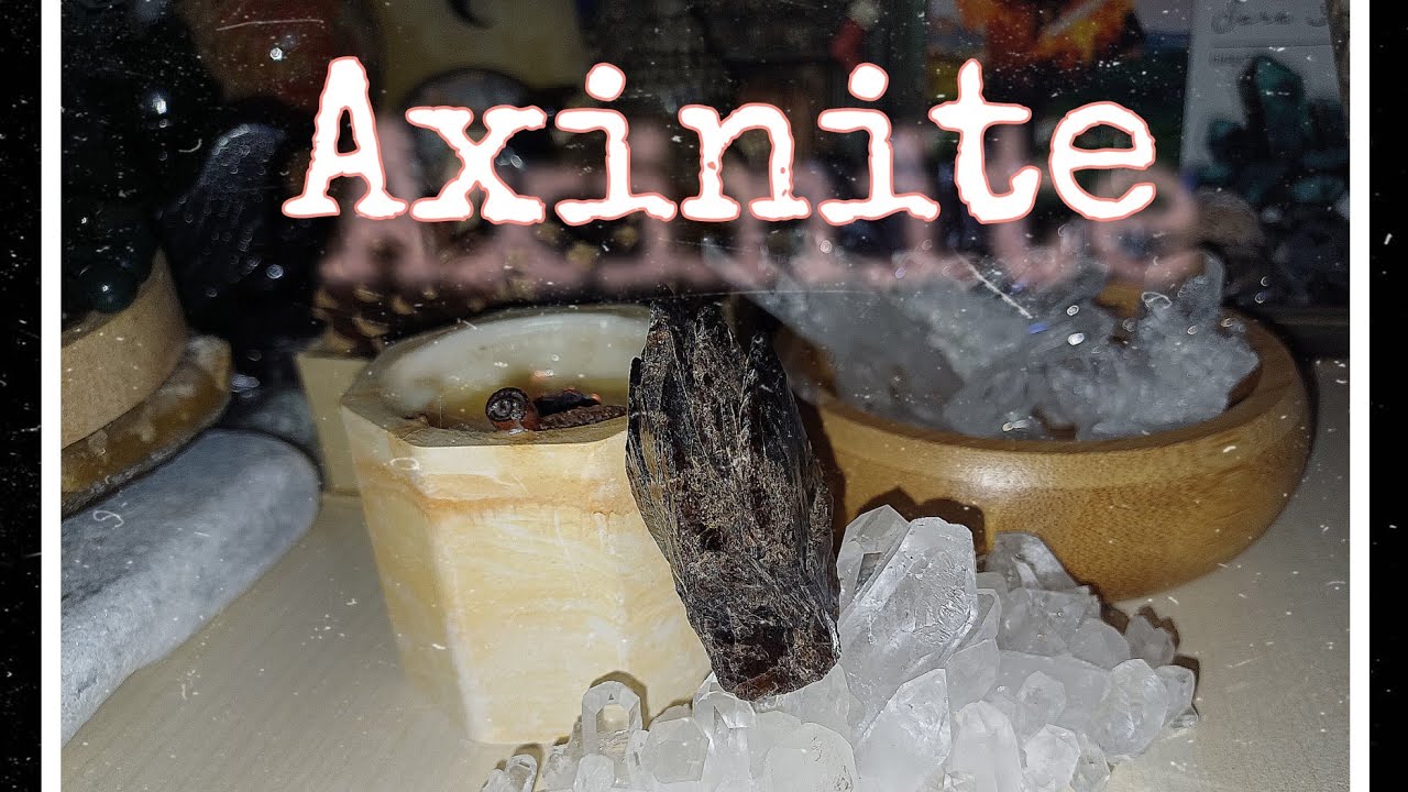 Rare Minerals - Axinite / Stone - Warrior / Axinite / Natural Stones